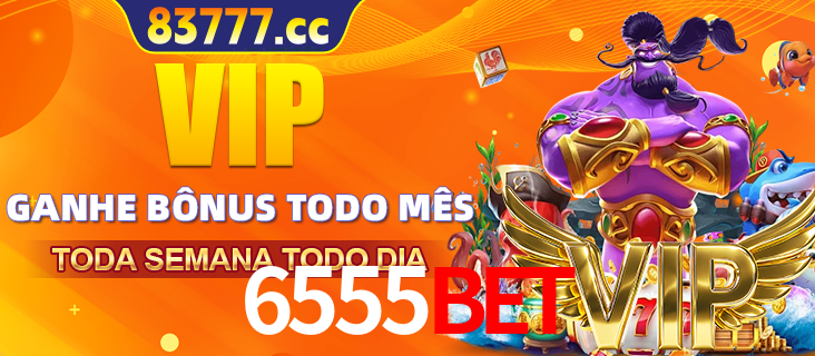 Banner promocional do 6555BET oferecendo 100% de recompensas adicionais contínuas para quem fizer o login diário (Daily sign-in), com um mascote de coelho.