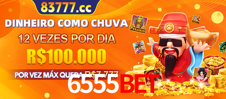 Banner do programa de recompensas Recomende para amigos do 6555BET, detalhando os bônus por convidar amigos, com prêmios que chegam a R$288.888.