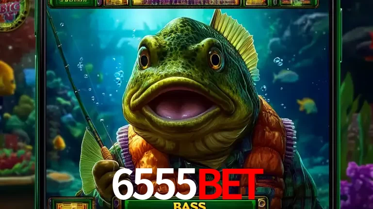 Personagem de peixe pescador do popular jogo de slot com tema de pescaria, uma das emocionantes opções de caça-níqueis para jogar e ganhar no cassino 6555BET.
